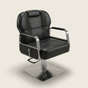 Mini Barber Vector Block-Arm Styling Chair