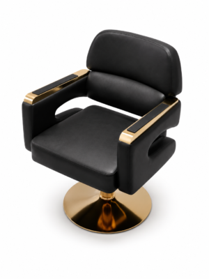 Ironclad Accent Styling Chair – Onyx Gold
