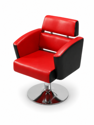 Scarlet Duo-Tone Boxy Chair