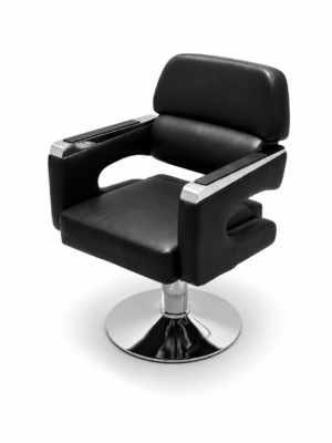 Vertex Cutout Styling Chair – Onyx Black
