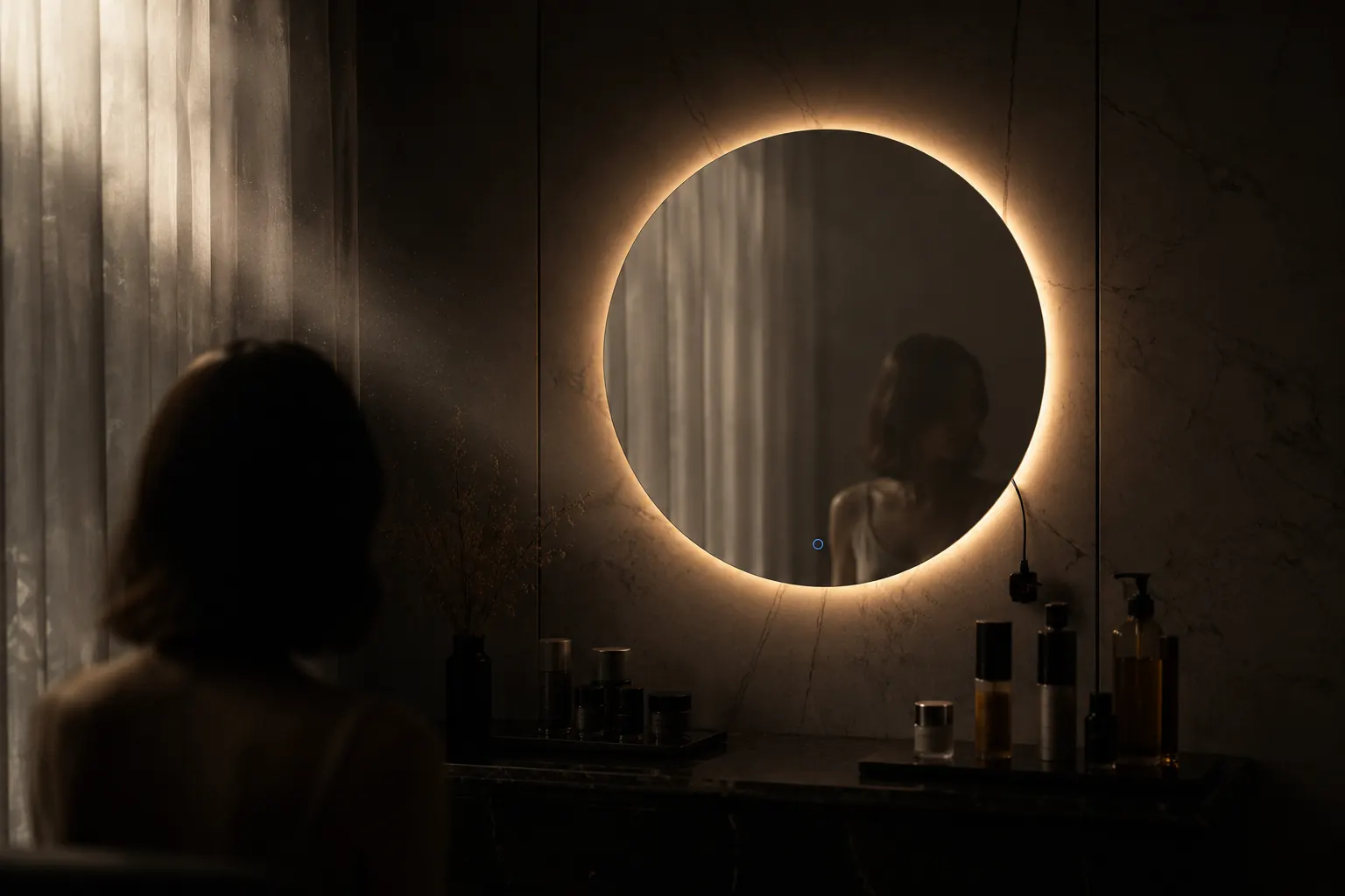 Blessed Kings backlit LED mirror
