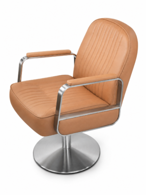Foundry Armrest Styling Chair – Tan